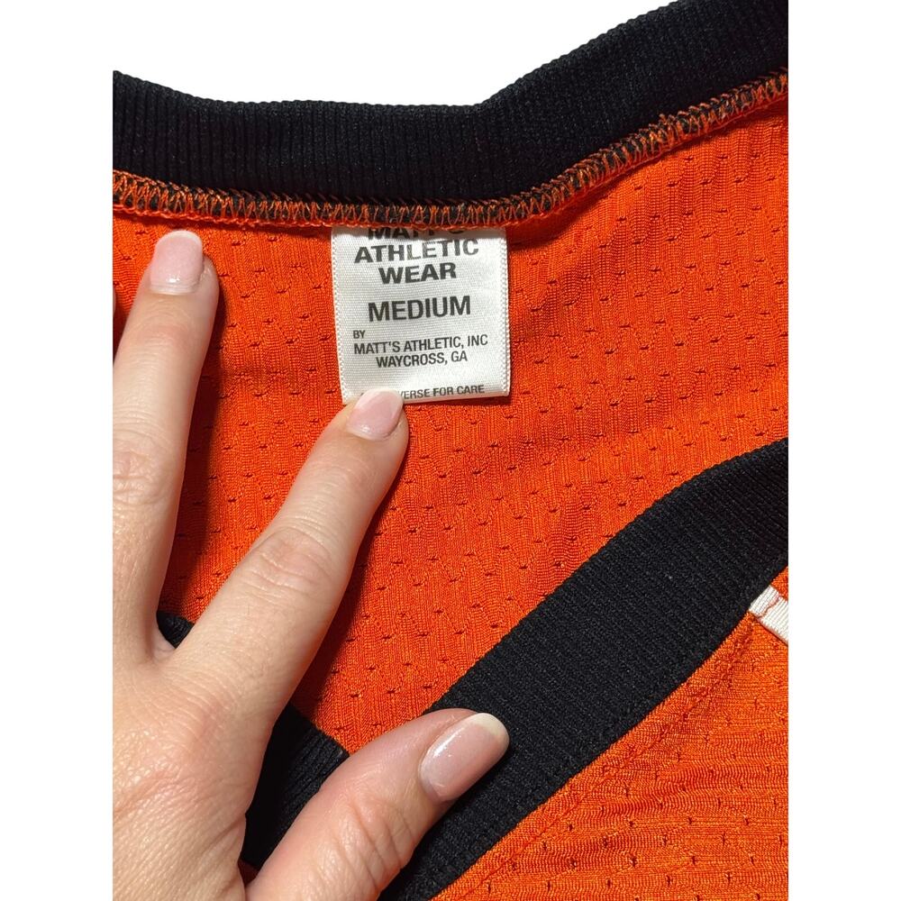 Matt's Athletic Wear NCAA Football Jersey Mens M Orange Mesh Clemson Tigers #4 - Picture 13 of 16